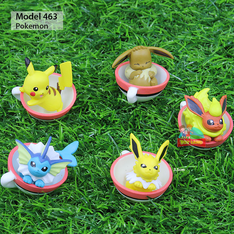 Action Figure Set - Model 463 : Pokemon
